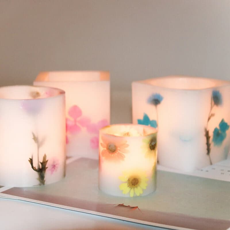 Windproof Wax Cup Acrylic Mold Hollow Tealight Holder Scented Candle Molds,DIY Candle Making Supplies,Tealight Burning Wax Cup