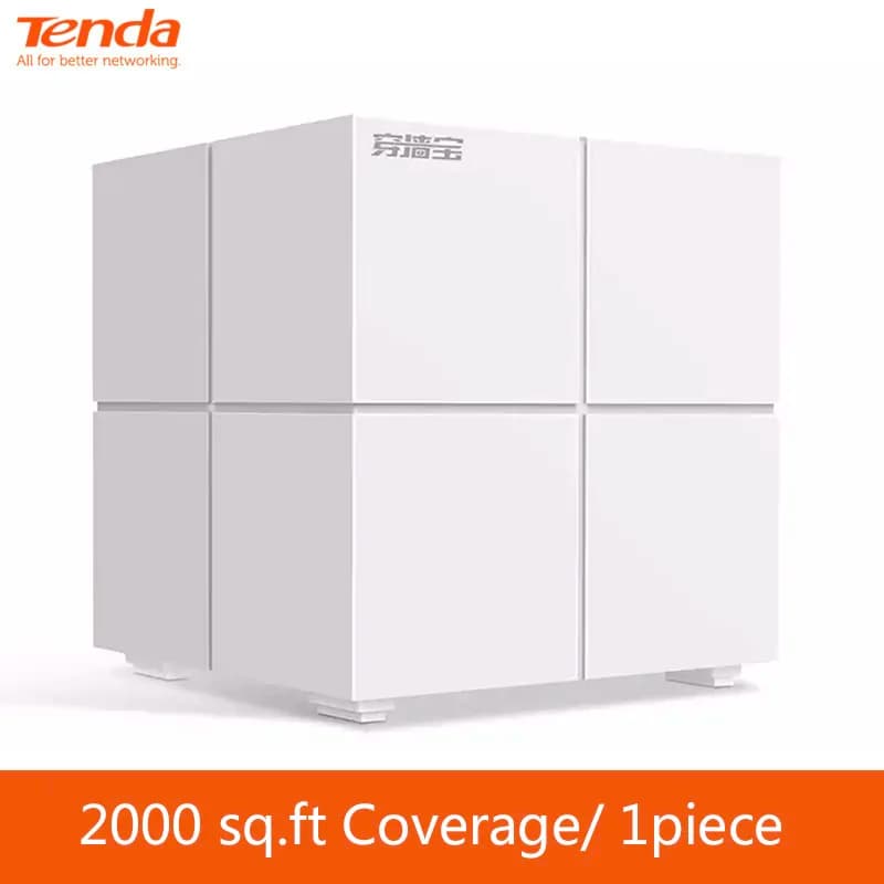 Tenda MW6 Nova Sistema WiFi wireless Mesh per tutta la casa con router Wi-Fi 5G 11AC 2.4G/5.0GHz e gestione remota dell'APP ripetitore