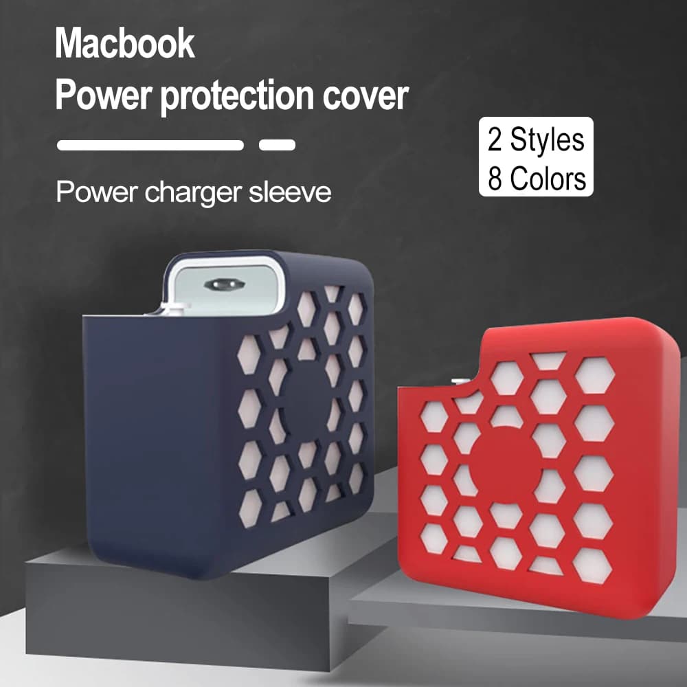 Custodia protettiva per caricabatterie per Laptop custodia protettiva per Laptop in Silicone custodia antigraffio per MacBook adattatore di alimentazione Air Pro 13