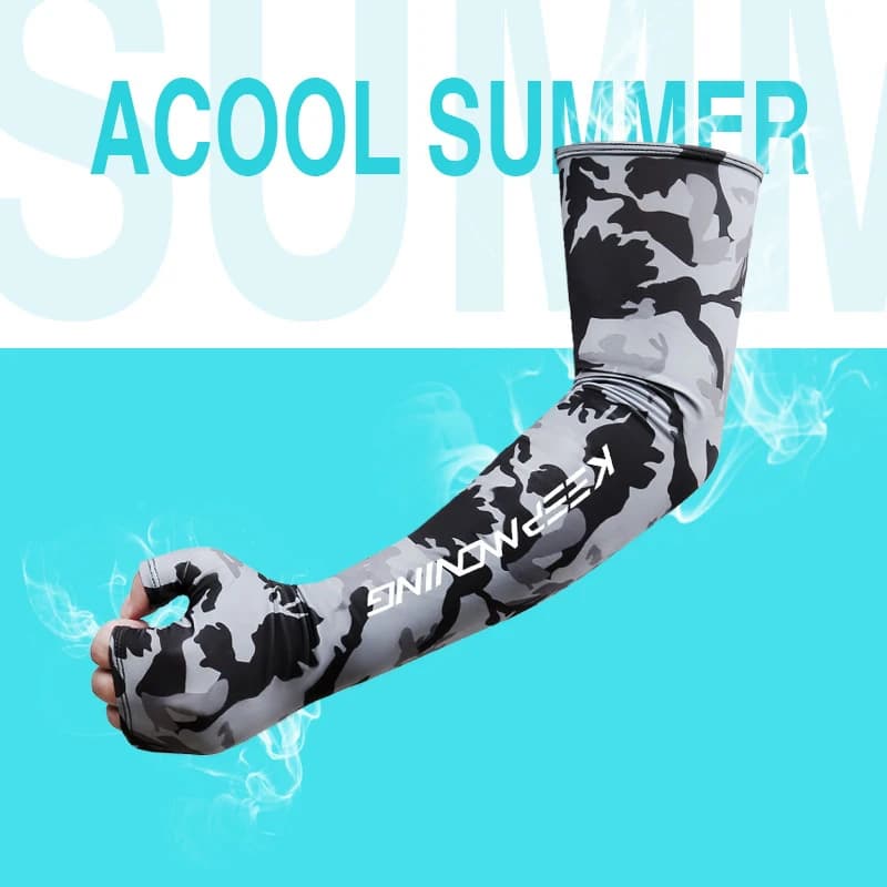 Anti-coating sleeves Spring Summer Cycling cuff for men Sport Cool Muff Gloves Women's Sunscreen Ice silk cover