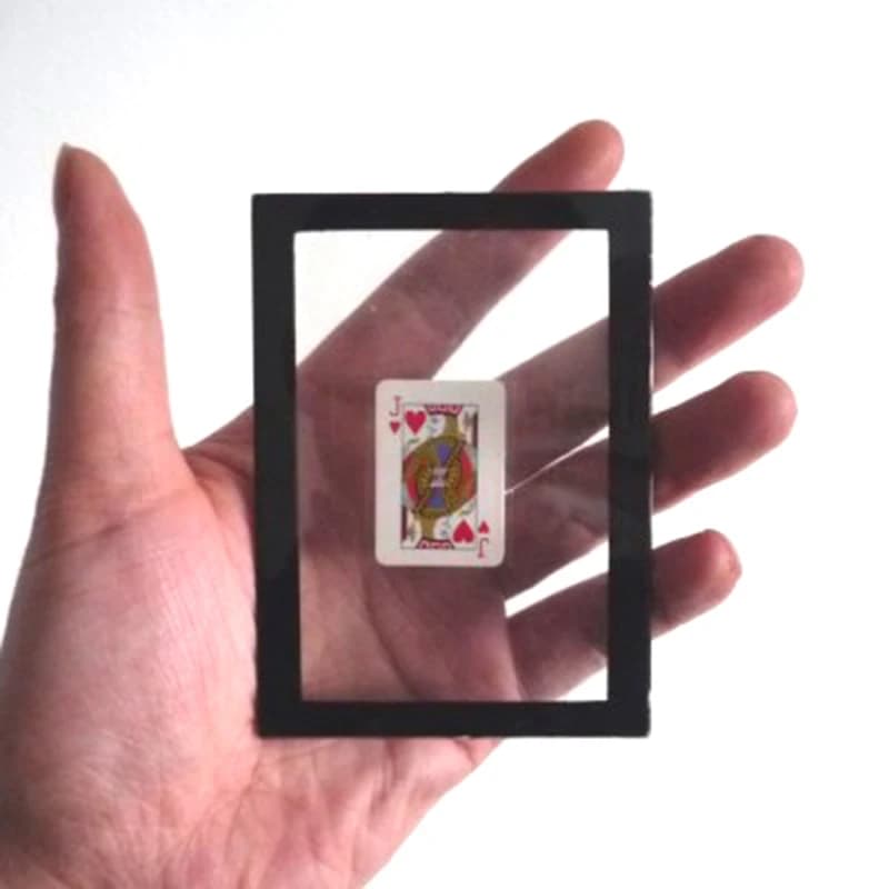 Cornice per cambio carta Trucchi magici Modello di carta Cambia magia Mago Primo piano Illusioni Trucco Prop Mentalismo Commedia Giocattolo classico