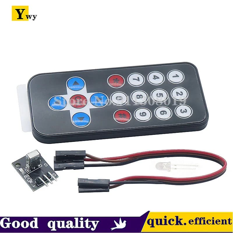 1set Kit modulo telecomando Wireless IR a infrarossi Kit fai da te HX1838 per Arduino Raspberry Pi