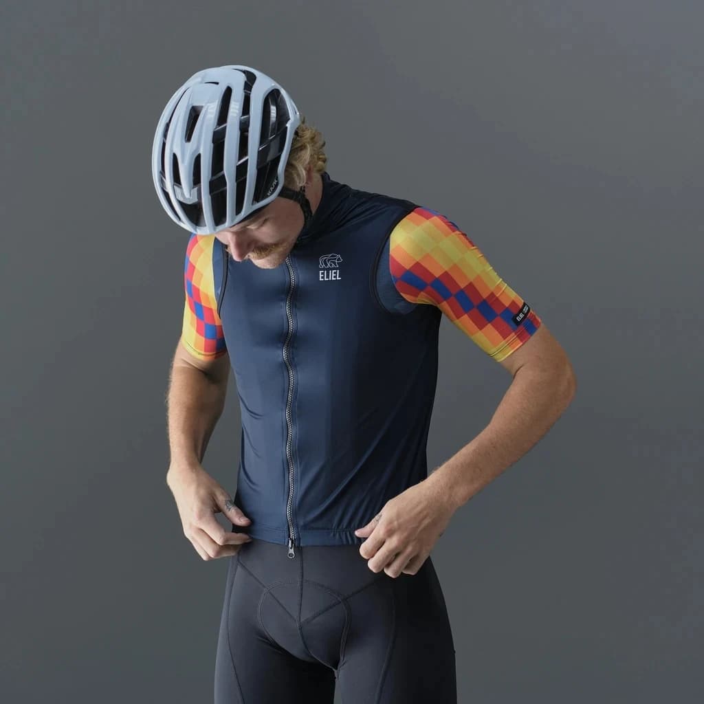 Gilet da Ciclismo palp4 ELIEL giacca da uomo senza maniche gilet antivento protezione antivento Warm Chaleco Ciclismo Cortavientos 2021 Style
