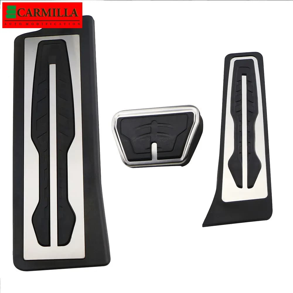 Acceleratore per auto pedale del freno del carburante pedali del poggiapiedi copertura della piastra pastiglie antiscivolo per BMW serie 3 G20 G21 2020 2021 accessori