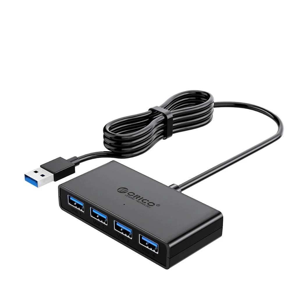 ORICO Hub USB 4 porte Multi USB 3.0 Hub USB Splitter con alimentatore per PC Windows Mac Accessori per computer 30/100/150 cm