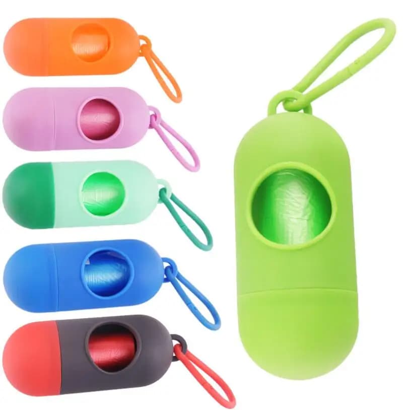 Pooper Scooper Cane Sacchetti di Immondizia Portatile Sacchetti di Rifiuti Cat Poop Pick Up Estrattiva Clean-up Pet Al di Fuori A Piedi Appeso il Guinzaglio