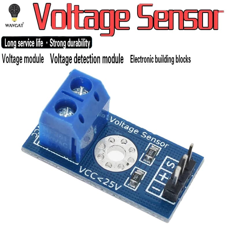 Voltage sensor of the voltage detection module for electronic blocks Arduino