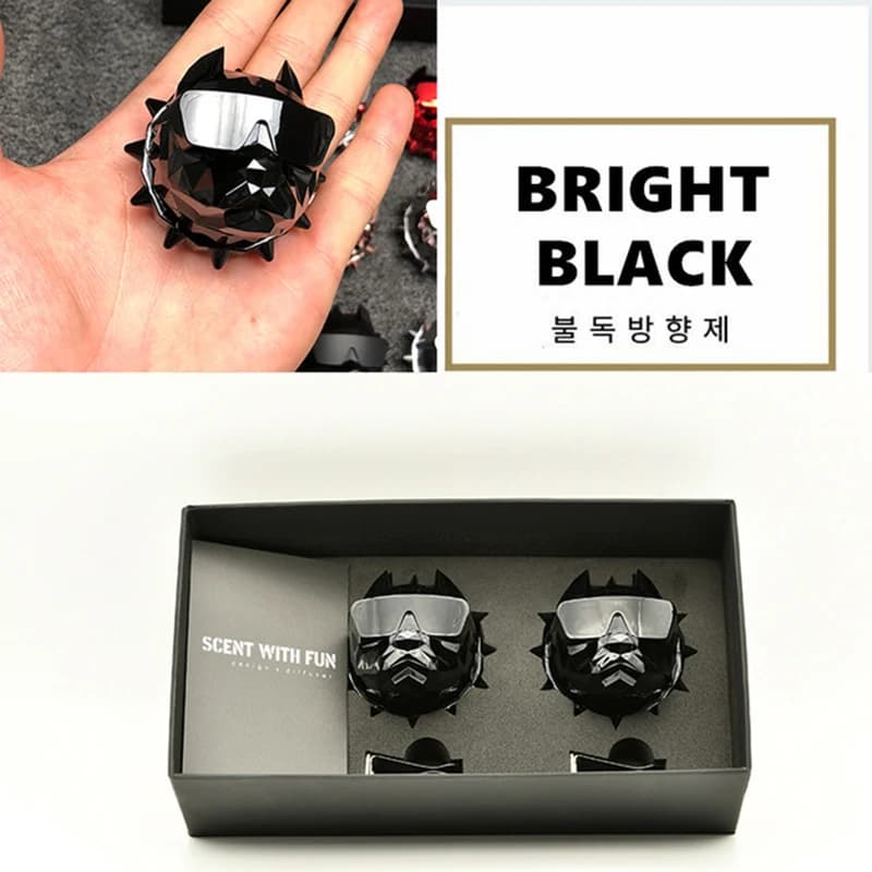 2 Deodorant Pieces for Bulldog Shape Auto, Refill Auto Perfume with Magnetic Clip, Auto Accessories for Interior Decoration