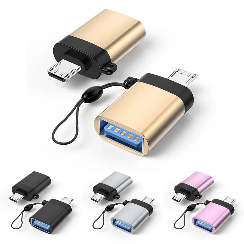 Adattatore Micro USB 3.0 OTG per Samsung Tablet Telefono Android Connettore Micro USB per Xiaomi Redmi Huawei Convertitore Micro USB OTG