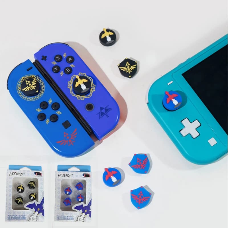 Thumb Stick Grip Cap Joystick Copertura protettiva per Zelda Skyward Spada Nintend Switch NS Lite Joy-con Controller Thumbstick Case