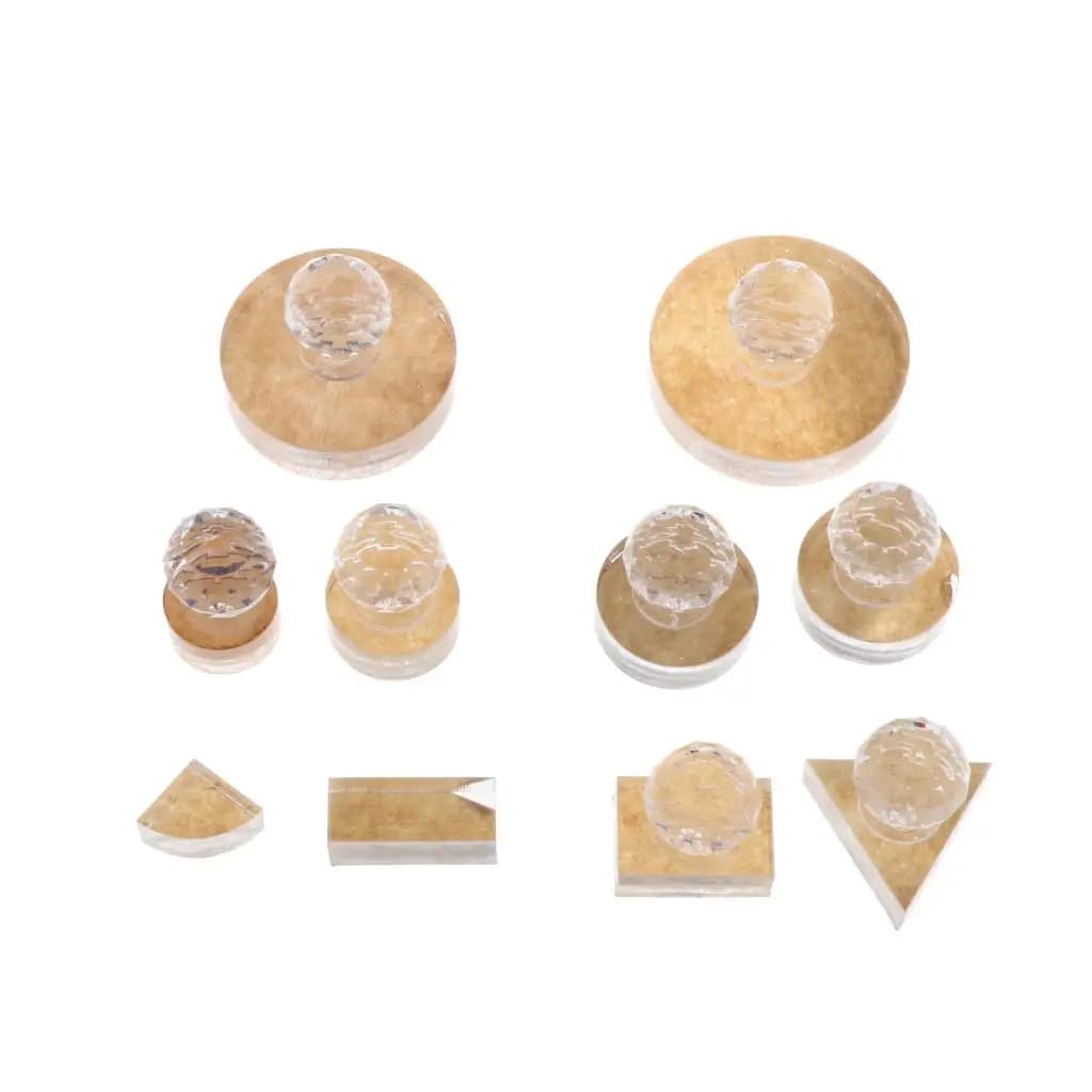 Tool for stamps in powder mold glass for powder mould for makeup foundation for eye shadows highlighter tool repair stamp for dust
