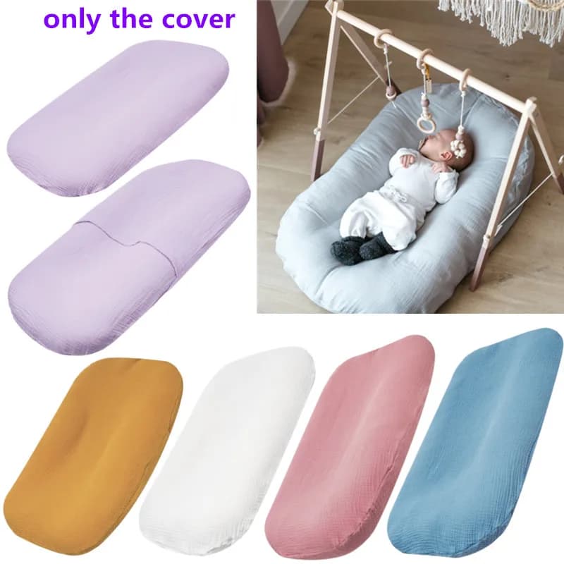 Soft cotton diaper changing tablecloth unit dyed nursery cot bed cot bed linen baby bed linen