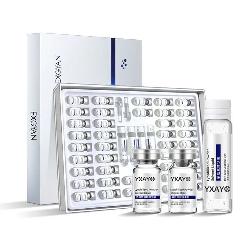 44PCS Lyophilized Powder Kit Pecora Pecora Peacore Oligopeptide Face Repair Essence Anti Aging Treatment Acne Skin Care Serum Face