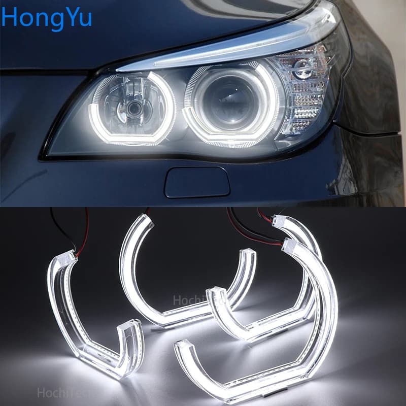 Per BMW E60 E61 520i 525i 530i 540i 545i 550i M5 Pre LCI 2003-2010 Eccellente stile DTM LED ultra luminoso Angel Eyes anelli