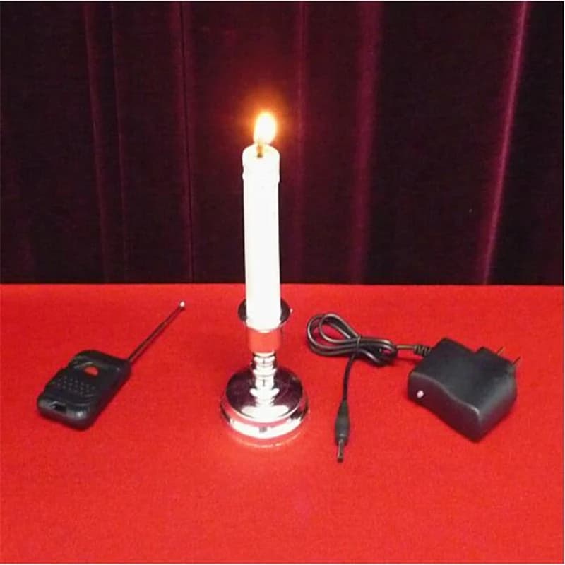 Telecomando candela trucchi magici incredibile Fire Stage Magia Illusions Gimmick Mentalism Illusion GImmiick puntelli maghi