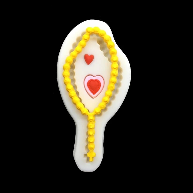 Stampo in Silicone a Forma di Cuore per Cornici Fotografiche, Strumenti per Decorazione Torte, Stampi per Cupcake e Cioccolato