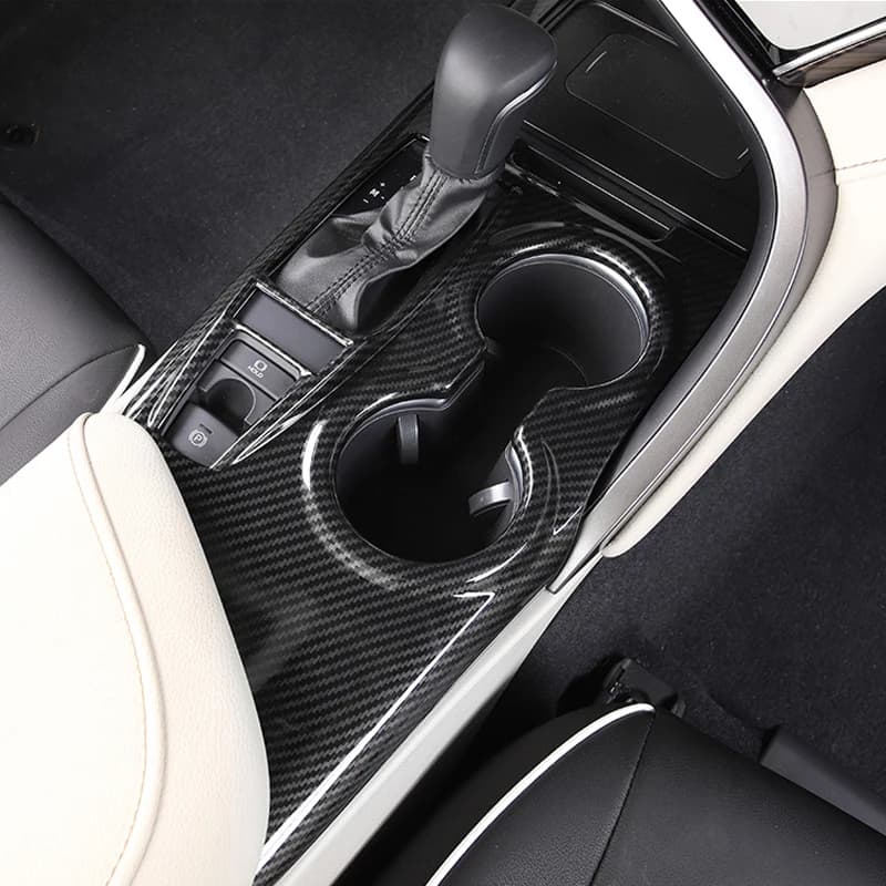 Interior Car for Toyota Camry 2018 2019 2020 2021 Carbon Fiber Flying Button Accessories for Decorative Cover Car Styling