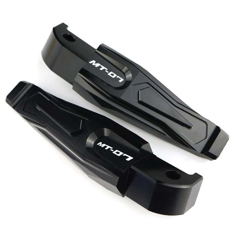 Misura Per YAMAHA MT-07 2013 2014 2015 2016 2017 2018 2019 CNC Moto Passeggero Posteriore Piede Peg Pedane Pedana Pedale