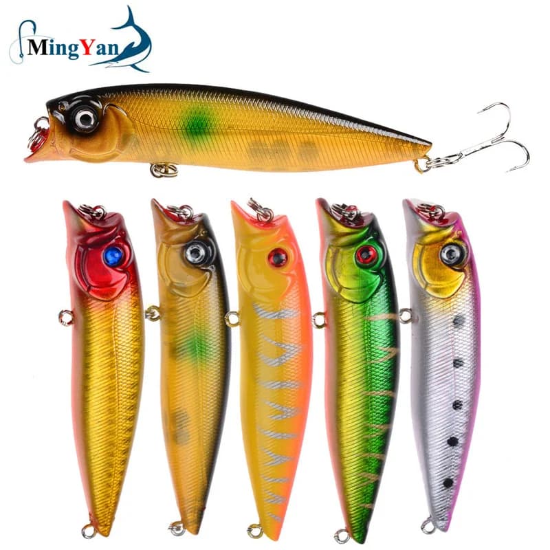 1 pz 9cm 11g Popper esche da Pesca Wobbler Hard Bait ancorette Carp Fly Fishing Isca Pesca artificiale attrezzatura da Pesca