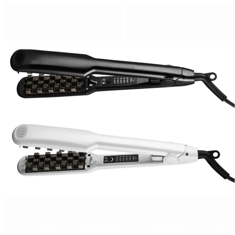 Professional volumizing hair plate with comb, to increase hair volume, soft effect, smoothing plate, permanent corn bean effect