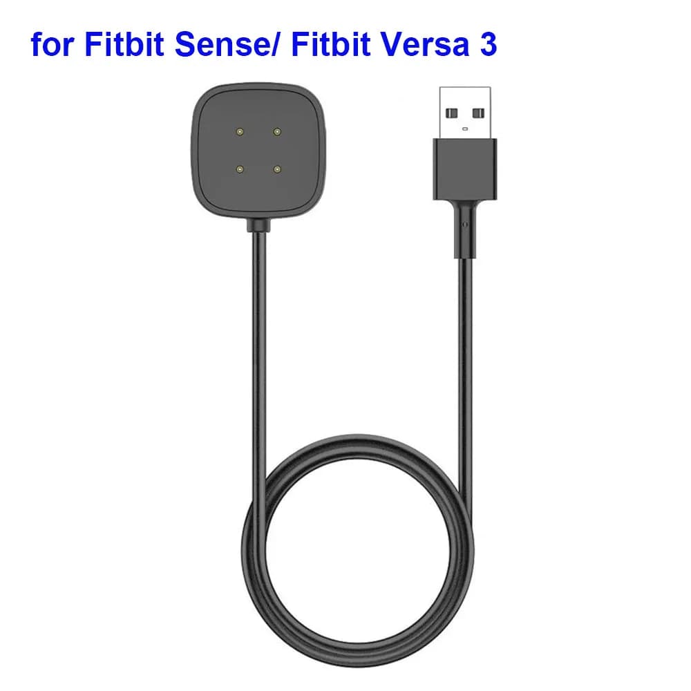 Caricabatterie per Fitbit Versa 3 4 cavo di ricarica sostitutivo per Fitbit Sense 2 Versa 3 Smart Watch cavo di alimentazione portatile ufficiale