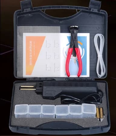 Macchina professionale per la riparazione del paraurti dell'auto della migliore qualità Kit di riparazione del plastica Saldatrice in PVC ABS 110-240V Cucitrice a caldo