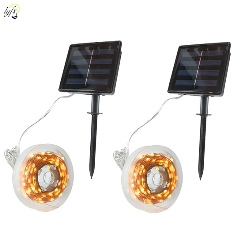 100/200 LED Solare Stringa di Luce Esterna Impermeabile Fata Luci Della Stringa di Natale Festa di Nozze Lampada Solare Decorazione del Giardino