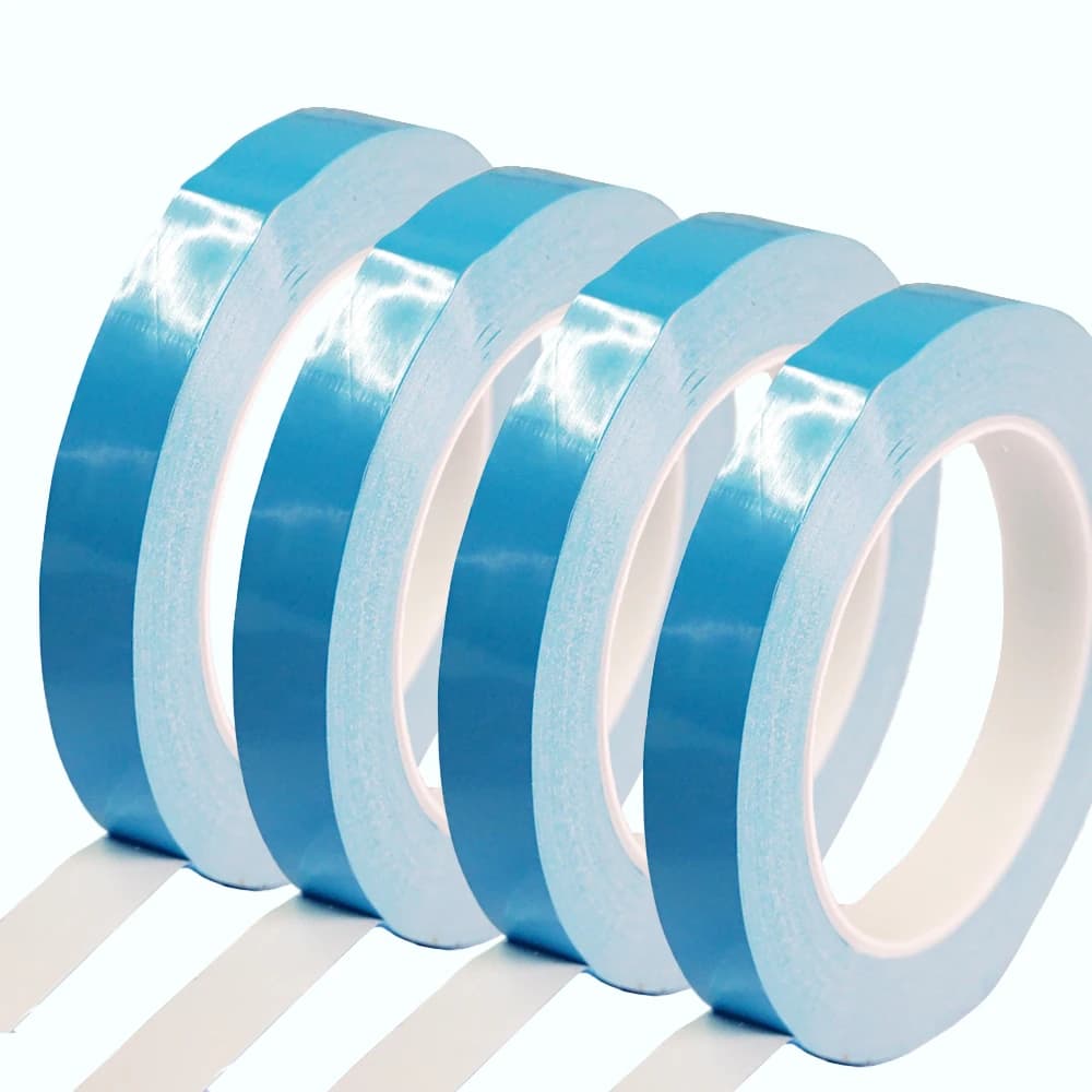 High temperature resistant blue two-sided adhesive for backlit LED strips TV Rear tape 2- 15 mm (L) x 50 m (L)