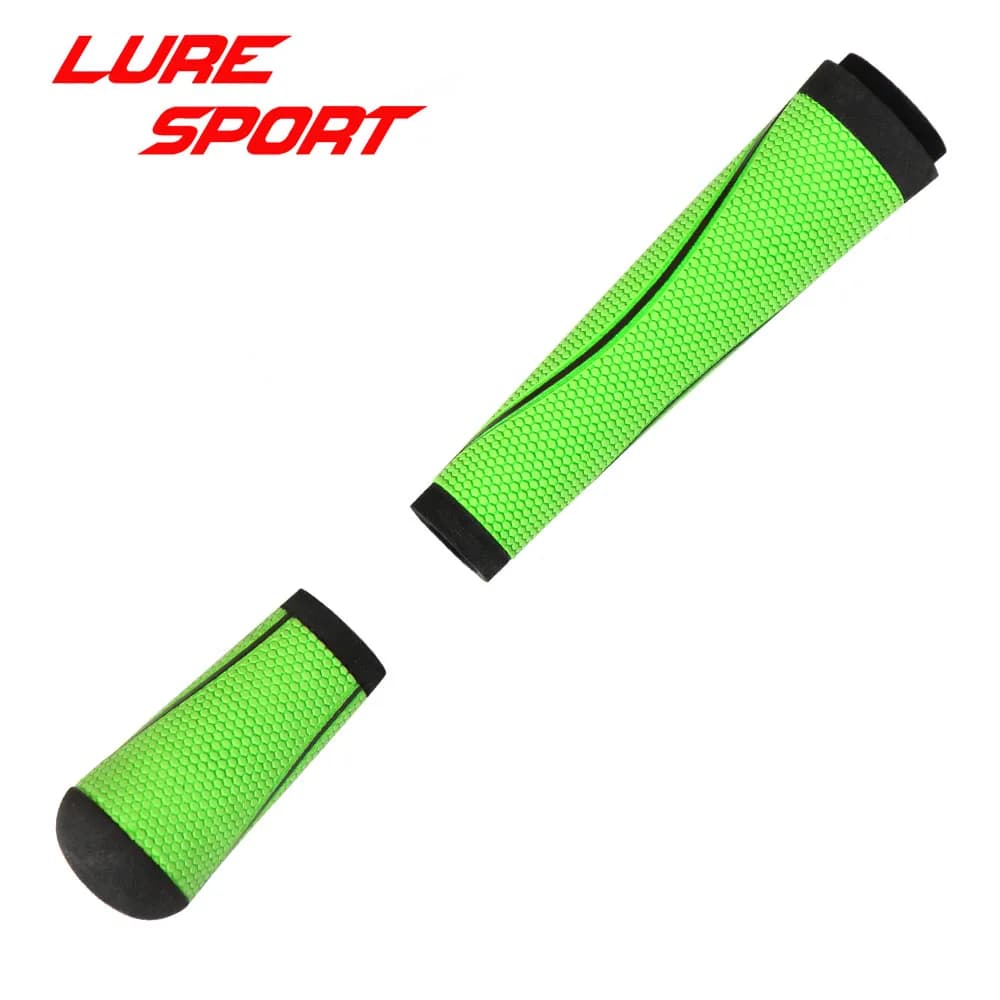 LureSport PU Anti-skid Grip Handle Butt Cap Set PU cover handle Fishing Rod Component Repair Accessory