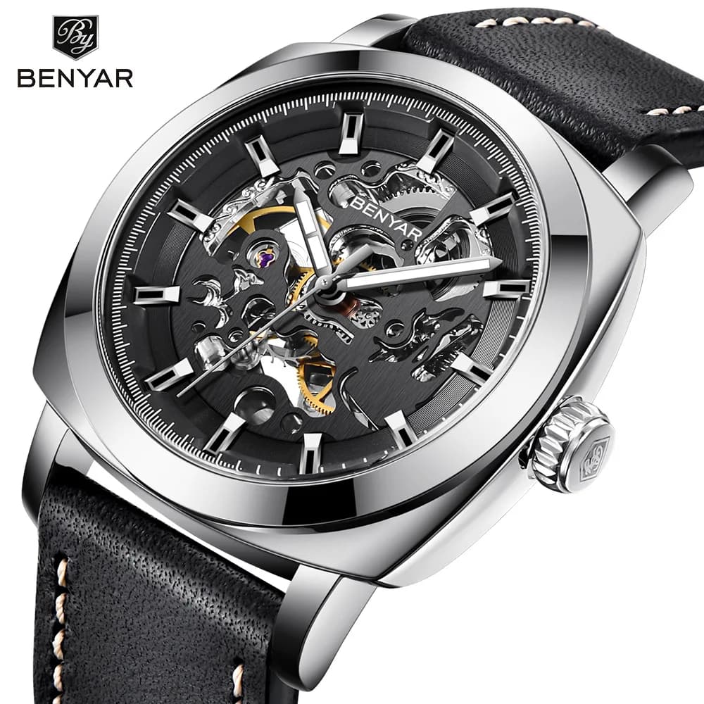Relogio Masculino BENYAR men's watches Top Brand luxury men's automatic mechanical Business waterproof sports watch Reloj Hombre