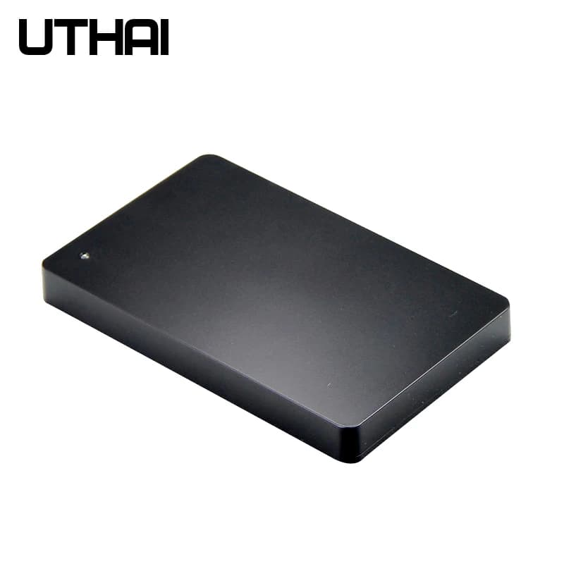 UTHAI G12 Custodia per HDD mobile USB 3.0 nera Scatola per disco rigido senza viti Custodia per disco rigido esterno per soluzione di archiviazione portatile
