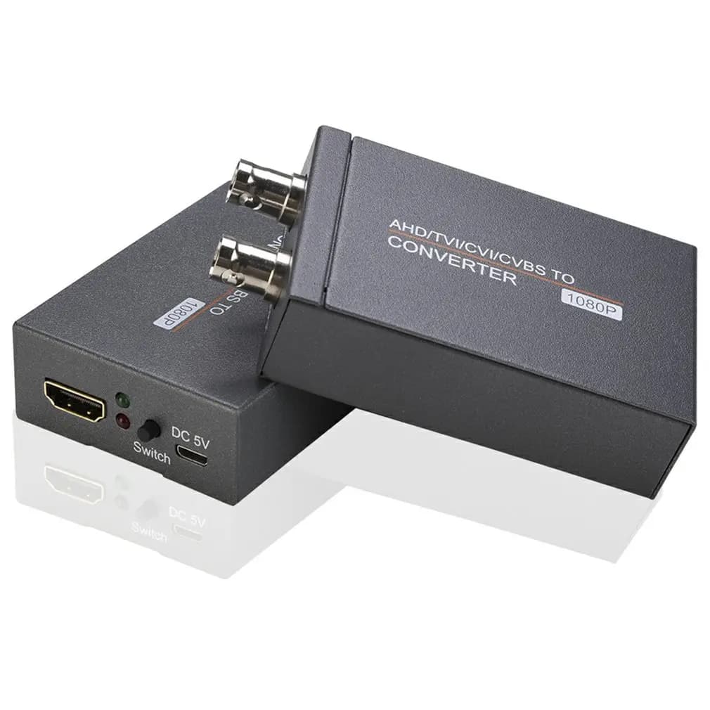 Converter Adapter from AHD/TVI/CVI/CVBS to HDMI Full HD 4K video converter adapter for belt ring conversion