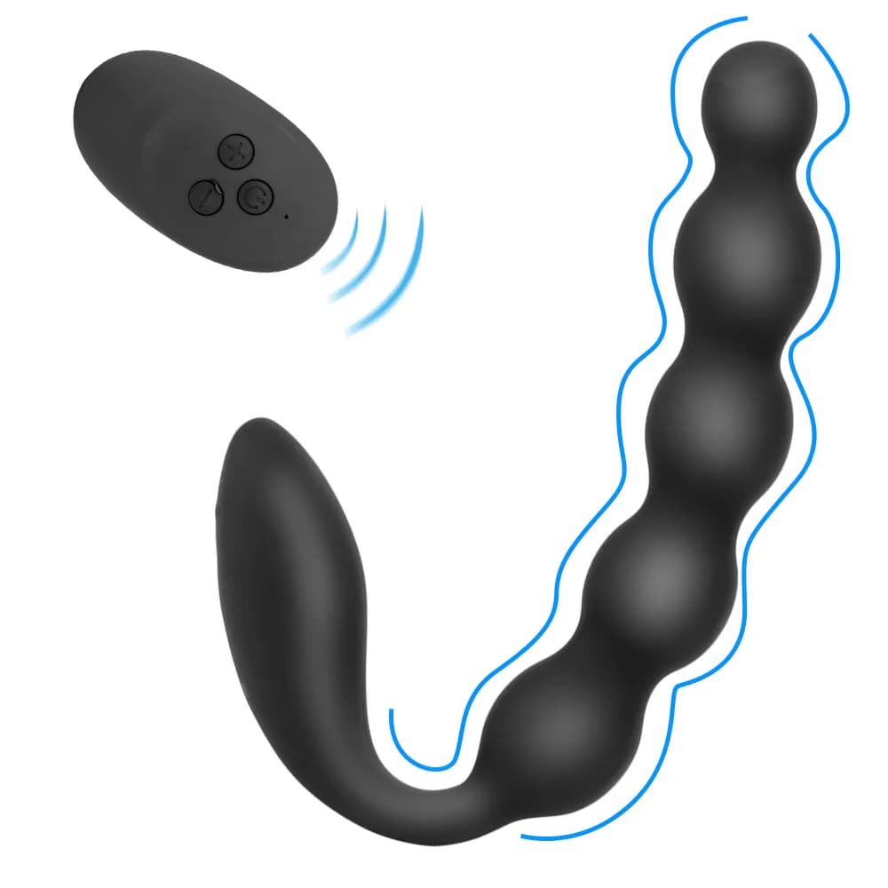 Telecomando senza fili vibratori per Dildo a 10 velocità prodotti per adulti giocattoli del sesso massaggiatore della prostata vibratori per perline anali per uomo donna