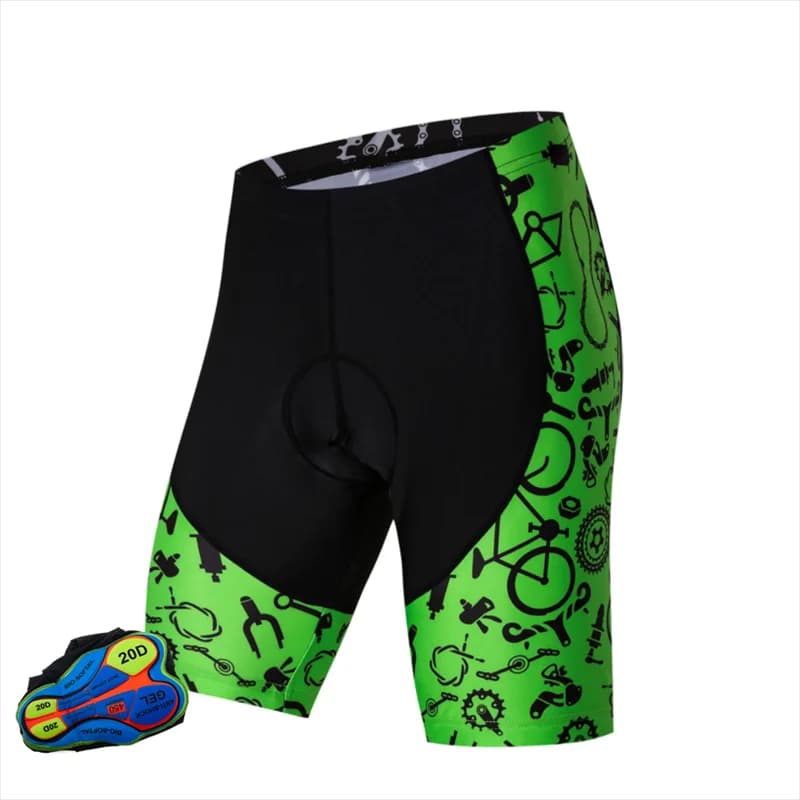 Shorts with classic straps of high quality racing Culotte Cycling bike pants 5R Gel Pad silicone pliers on shorts with straps