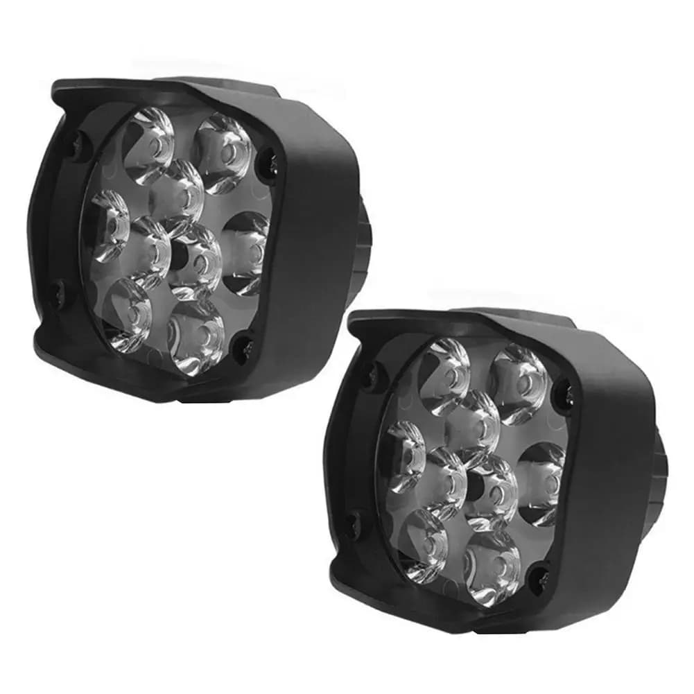 2PCS luci per moto 18w 9LED faro elettrico 1000 fendinebbia a LED luminosi per auto moto accessori per camion