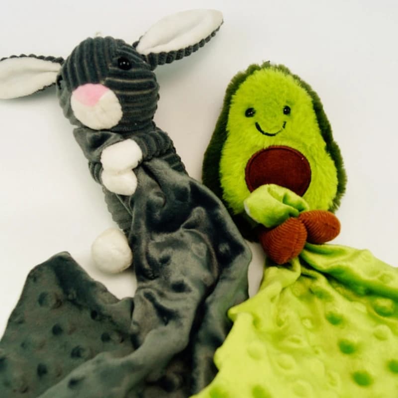 Baby Soother placare asciugamano morbido animale bambola massaggiagengive neonati dormire coperta giocattolo 54DF