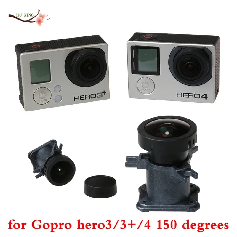 150 degree wide angle lens for Gopro Hero 4 3 3 black silver Action Camera 12Mp accessories Go Pro
