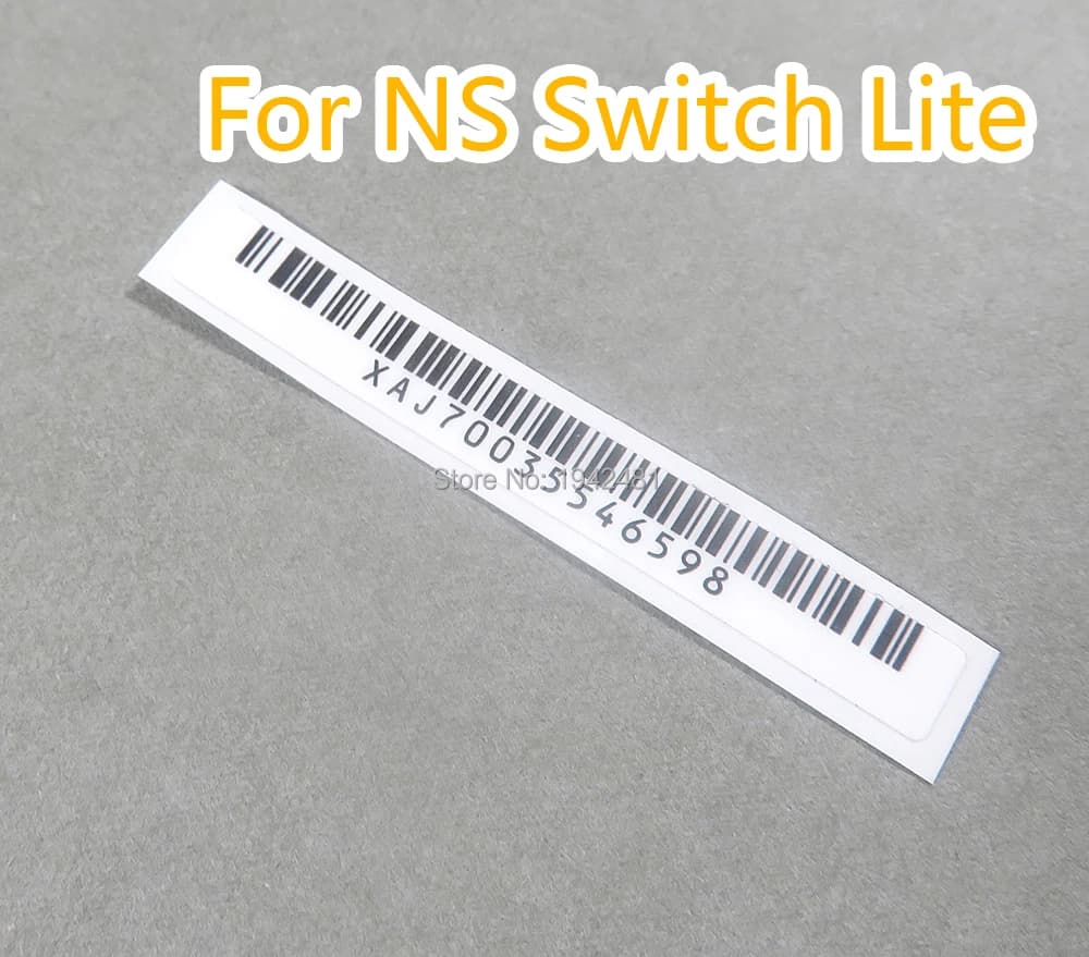 3pcs di Ricambio Per Nintend Switch & Lite Copertura del Controller Bar Sticker Per Nintendo Interruttore Nuovo Lable Bar Adesivo del Codice A Barre