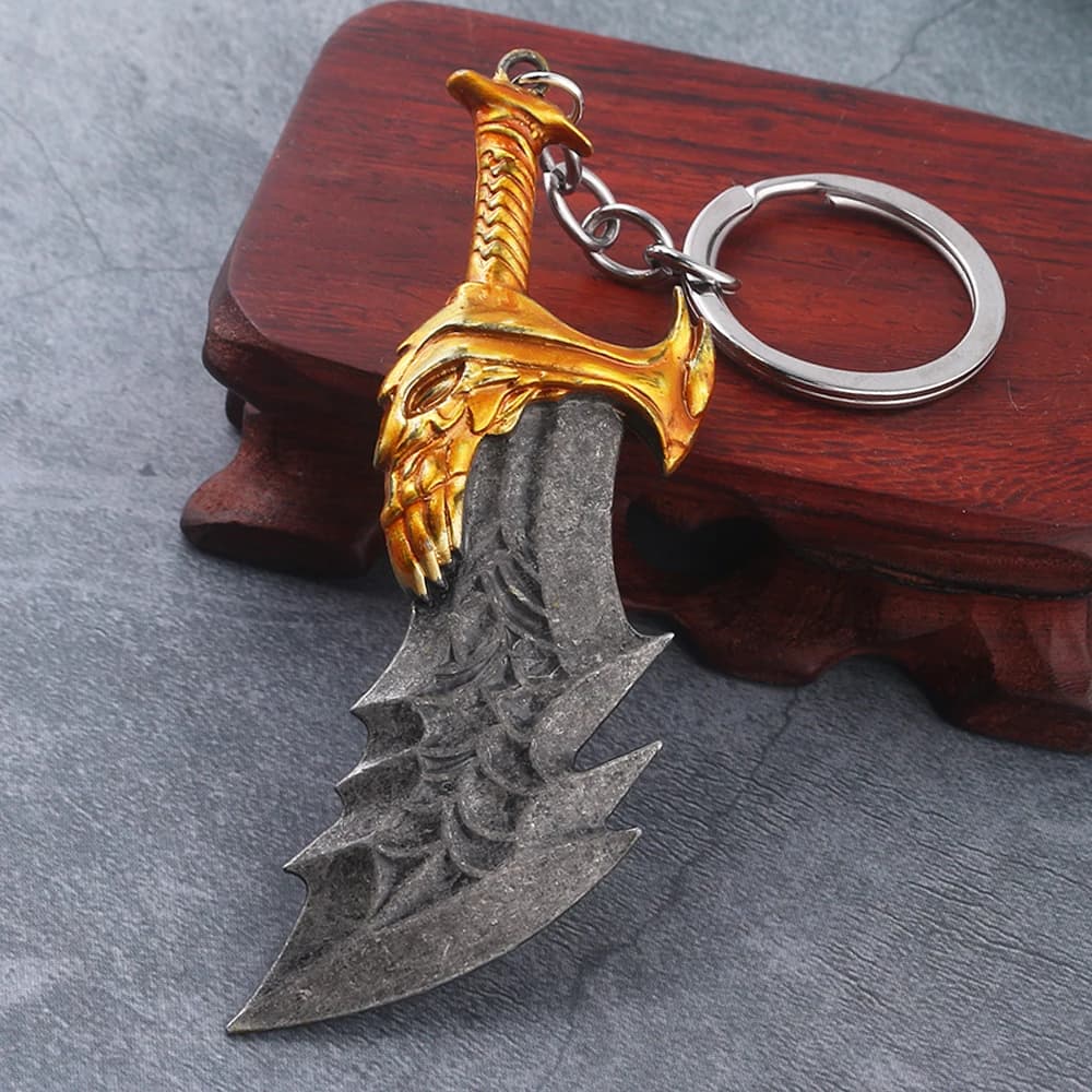 New God of War 4 Kratos Sword Keyring Pendant Keyring Jewelry Men and Women Keyring Accessories