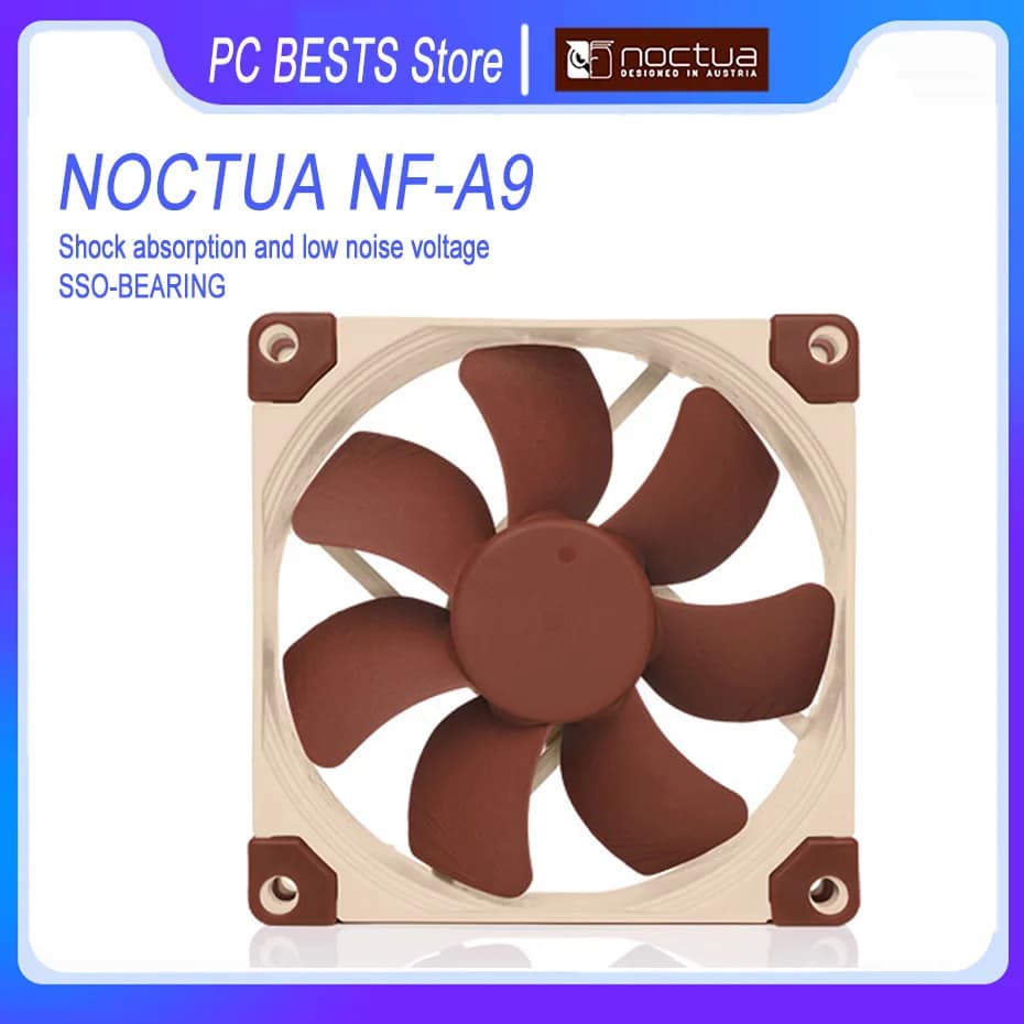 Nocura NF-A9 Case Fan 90mm CPU Cooler 3PIN/4PIN PWM telaio a temperatura controllata ventole silenziose del dissipatore di calore