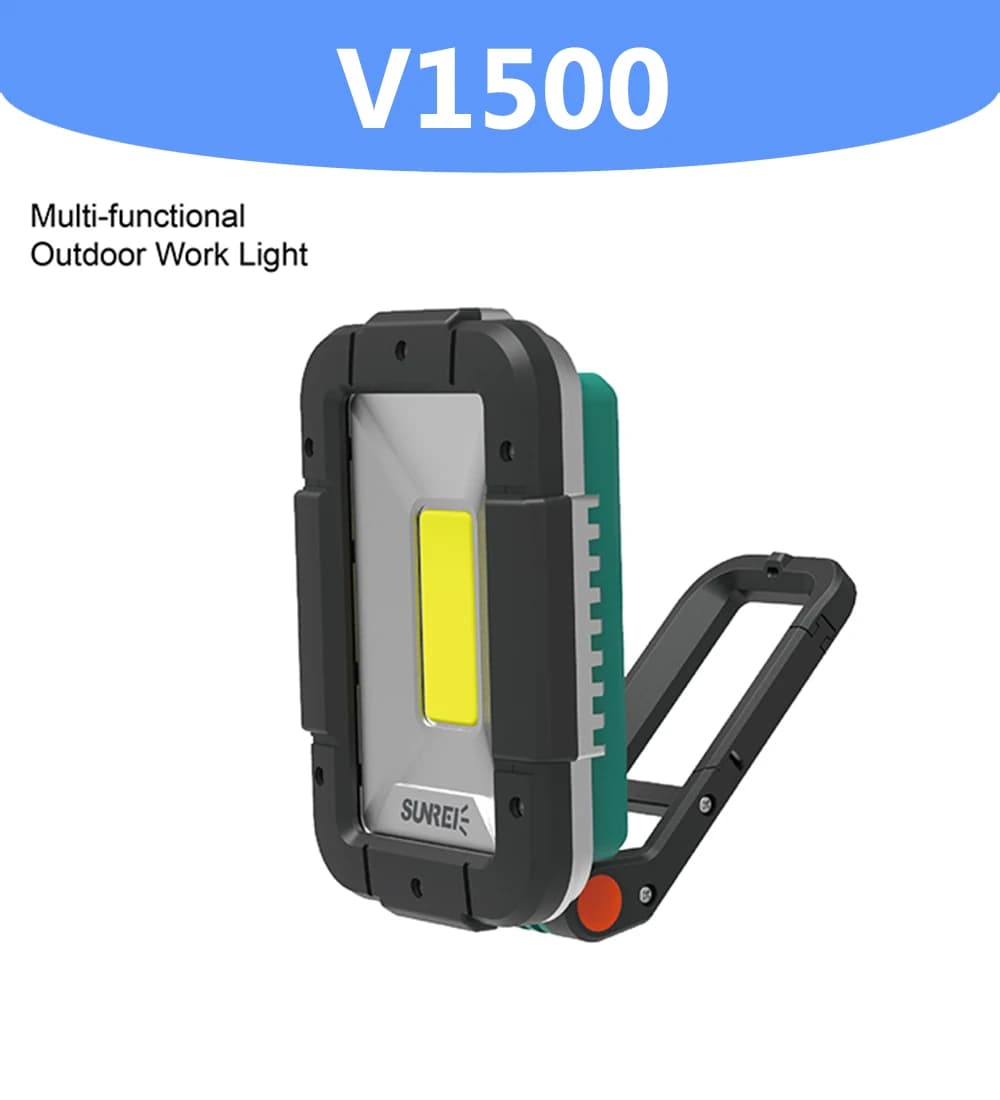 SUNREE V1500 LED Outdoor Work Light campeggio luce multifunzionale 1500 lumen IPX5 impermeabile 10400mAh Li-batteria luce da campeggio
