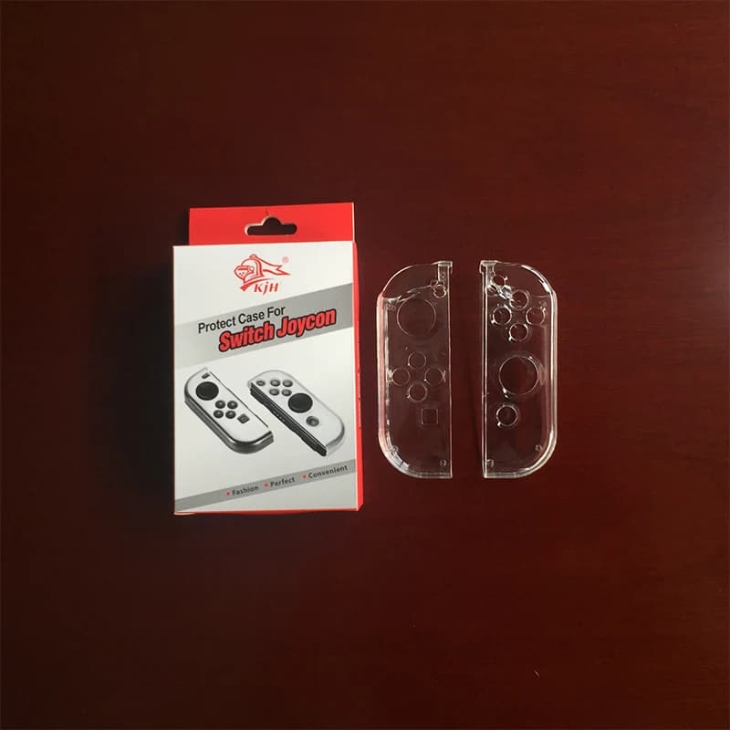 Custodia rigida trasparente cristallina Custodia protettiva per console Nintend Switch NS Console di gioco Joy-Con con impugnatura