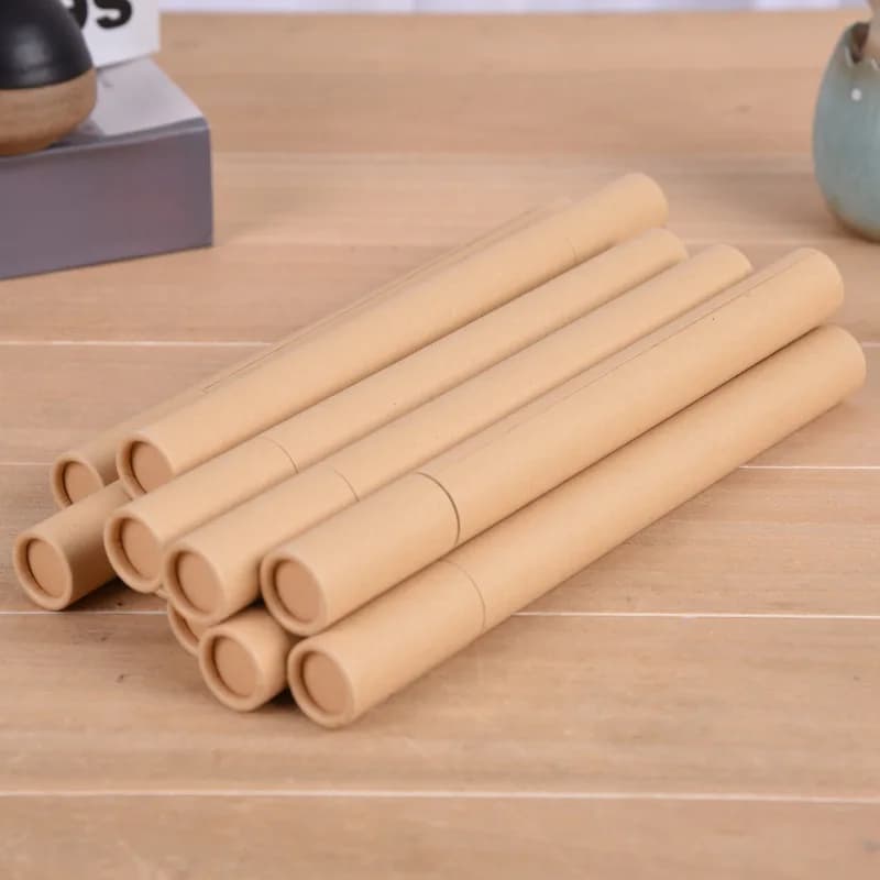 500 Pezzi Tubi in Carta Kraft per Incenso, Scatole Piccole per Conservare Bastoncini di Incenso da 10g/20g, Comode da Trasportare, Vendita all'Ingrosso
