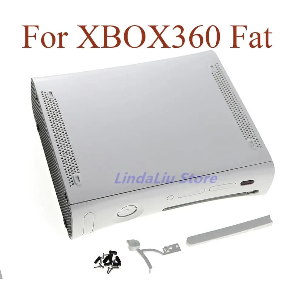 1 set Custodia Shell per XBOX 360 fat game console custodia protettiva custodia cover con pulsanti per xbox 360 phat