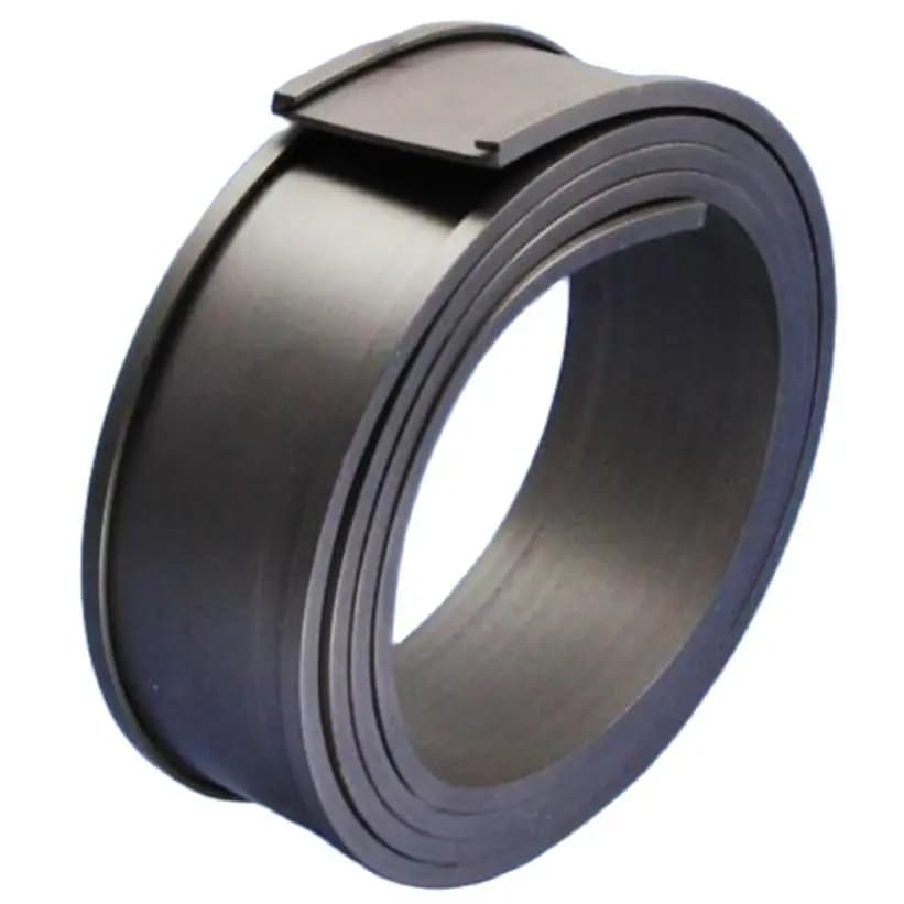 Porta etichette magnetico da 1 metro di larghezza 30 mm, magnete a canale a forma di "C" Striscia magnetica in gomma da 1 m * 30 mm * 1 mm; Striscia magnetica per estrusione