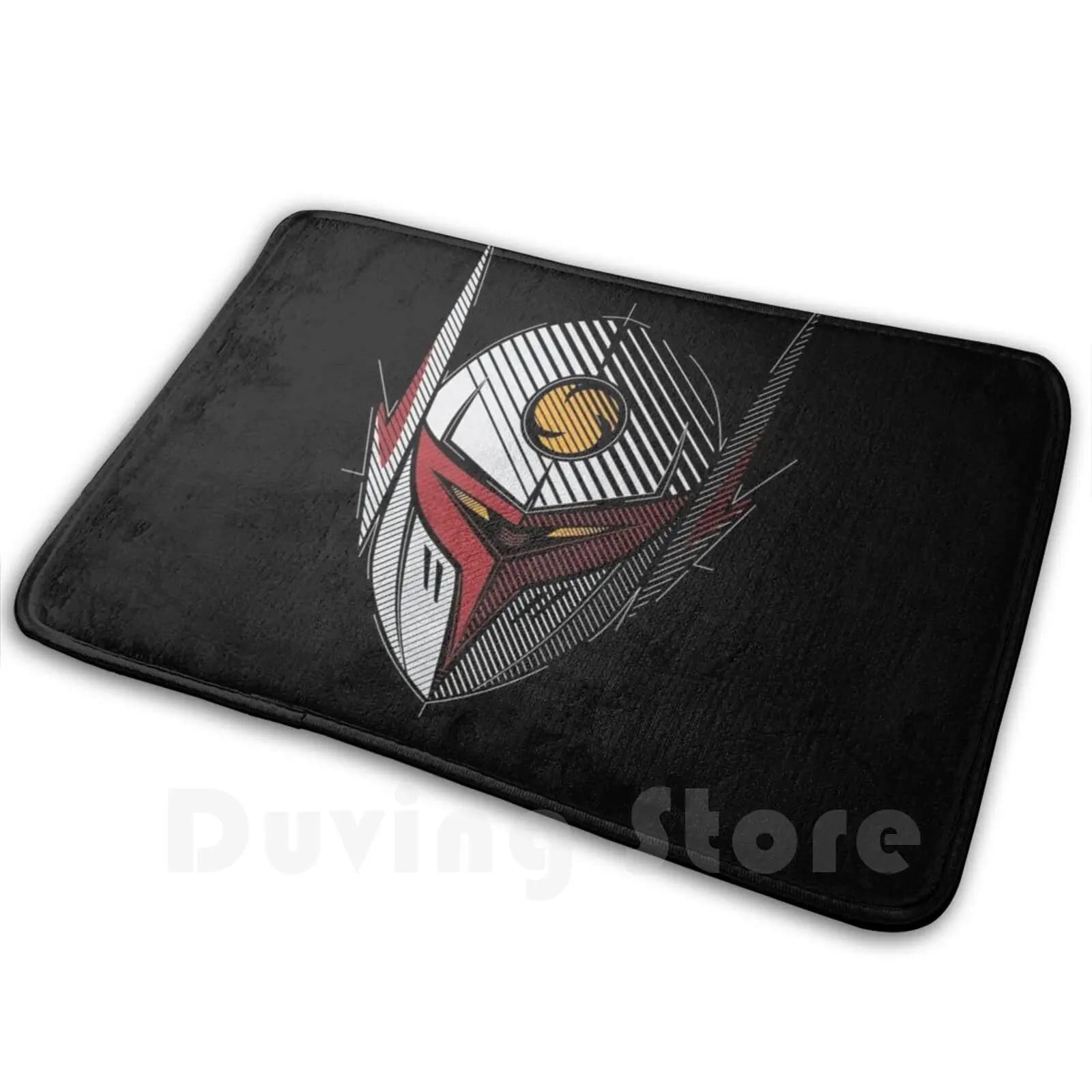113b Tekkaman Head Mat Tappeto Tappeto Tappetini antiscivolo Camera da letto Tekkaman Voltekker Andros George Tatsunoko Yexart Manga Anime