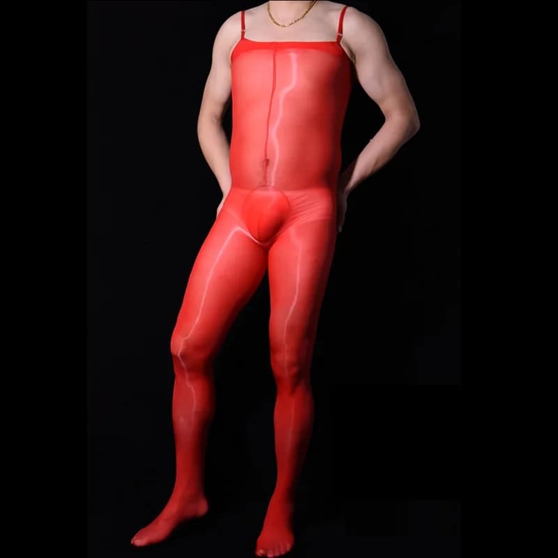 Cavallo aperto uomo Sexy body stretto olio lucido liscio anello per gallo trasparente lucido U convesso sacchetto perizoma pezzo unico colore caramella Set JJ