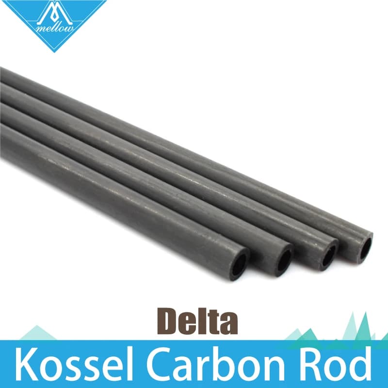 6PCS accessori per stampanti 3D Delta Kossel 5*3mm 6*4mm 220 240 300 400mm asta di spinta in fibra di carbonio braccio parallelo adatto per Mini 5347