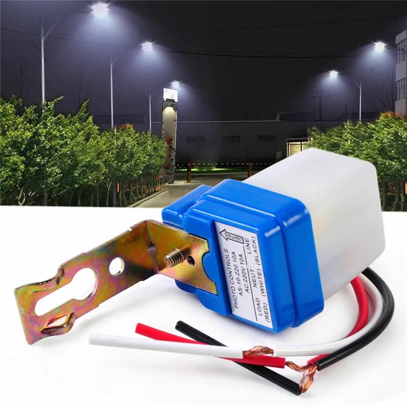 AC 220 V/110 V DC12V/24 V Auto Luce di Via Interruttore Sensore di Notte In Giorno di Riposo di Photocontrol interruttori Interruttore A Sensore Automatico per ISN-K