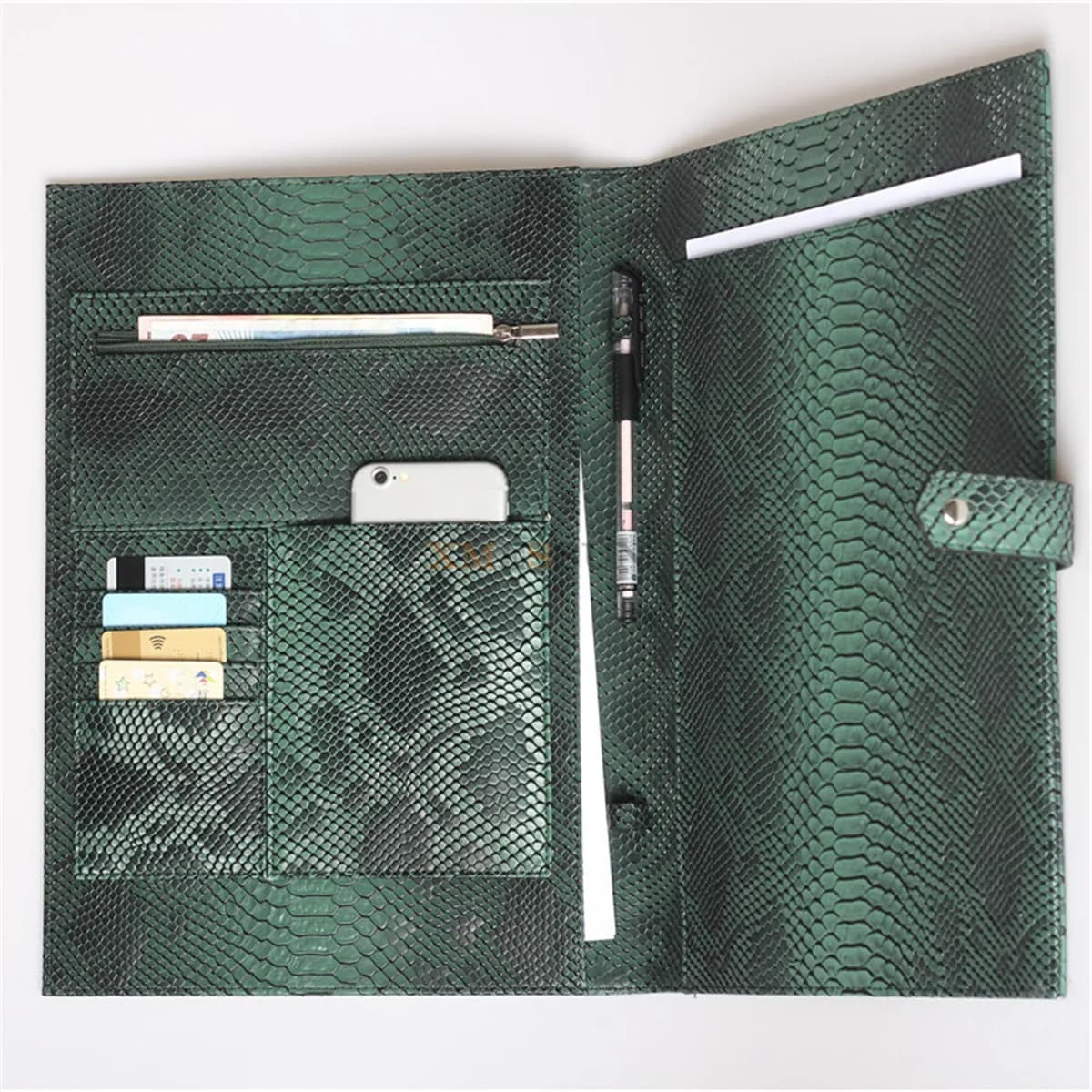 XMESSUN Fashion Customized Folders File Laptop Embrossed Snake Pattern Pouch Bag For Macbook Air Pro 13 inch 2026 Trendy Bag